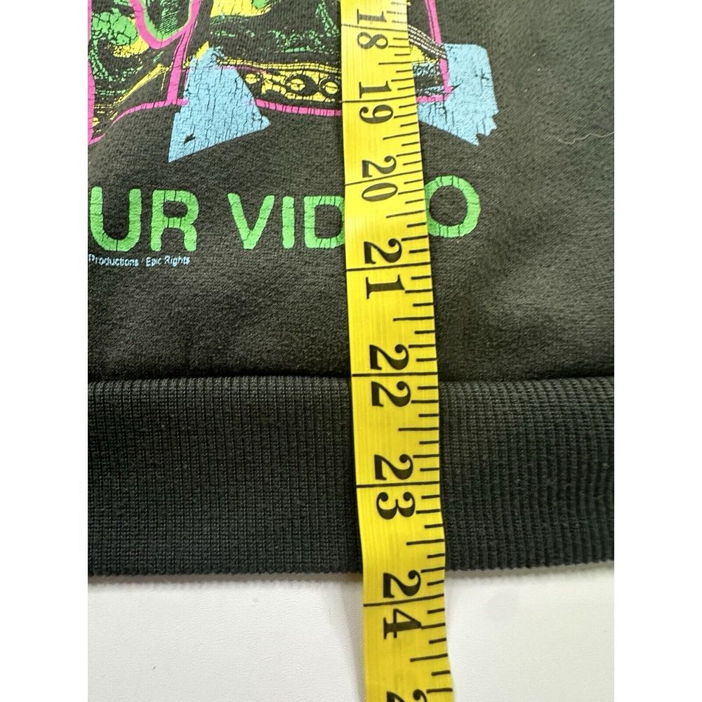 AC/DC Blow Up Your Video Crew‎ Neck Sweatshirt Small * Black - Picture 4 of 6